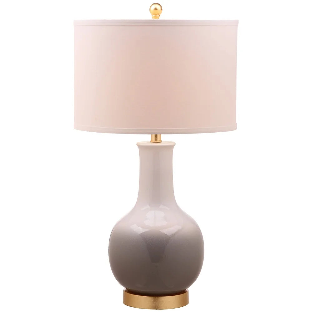 Lighting Alfio Grey/ White 28-inch LED Table Lamp - 15"x15"x28"