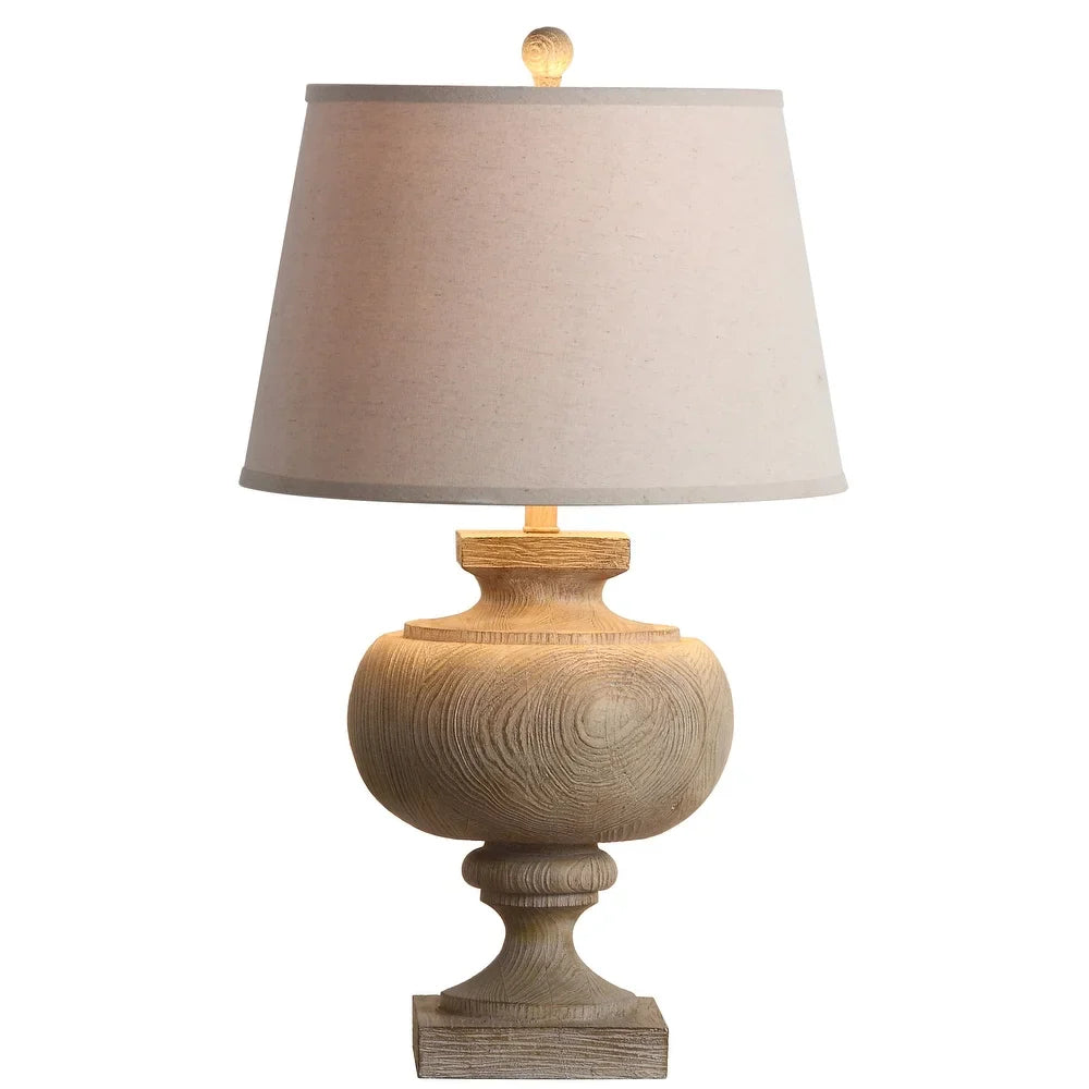 Lighting 31-inch Prescott Wood LED Table Lamp - 18"x18"x31"