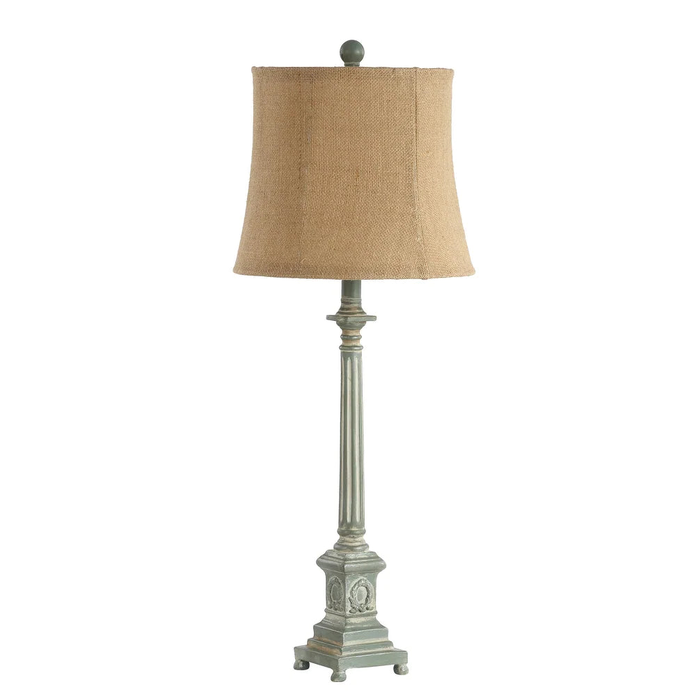 Lighting 32-inch Collin Antiqued Traditional LED Table Lamp - 12"x12"x31.5"