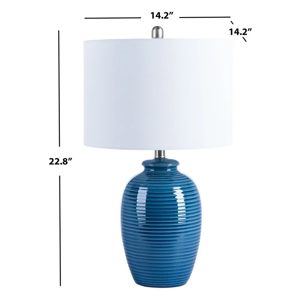 Lighting Ernia 27-inch Ceramic LED Table Lamp (Set of 2) - 15.5" x 15.5" x 27"