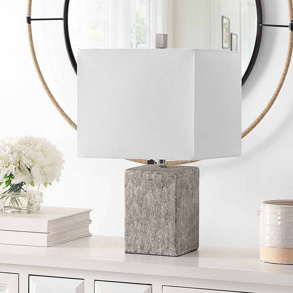 Lighting Jaxon 21-inch Ceramic LED Table Lamp (Set of 2) - 12" W x 12" L x 21" H