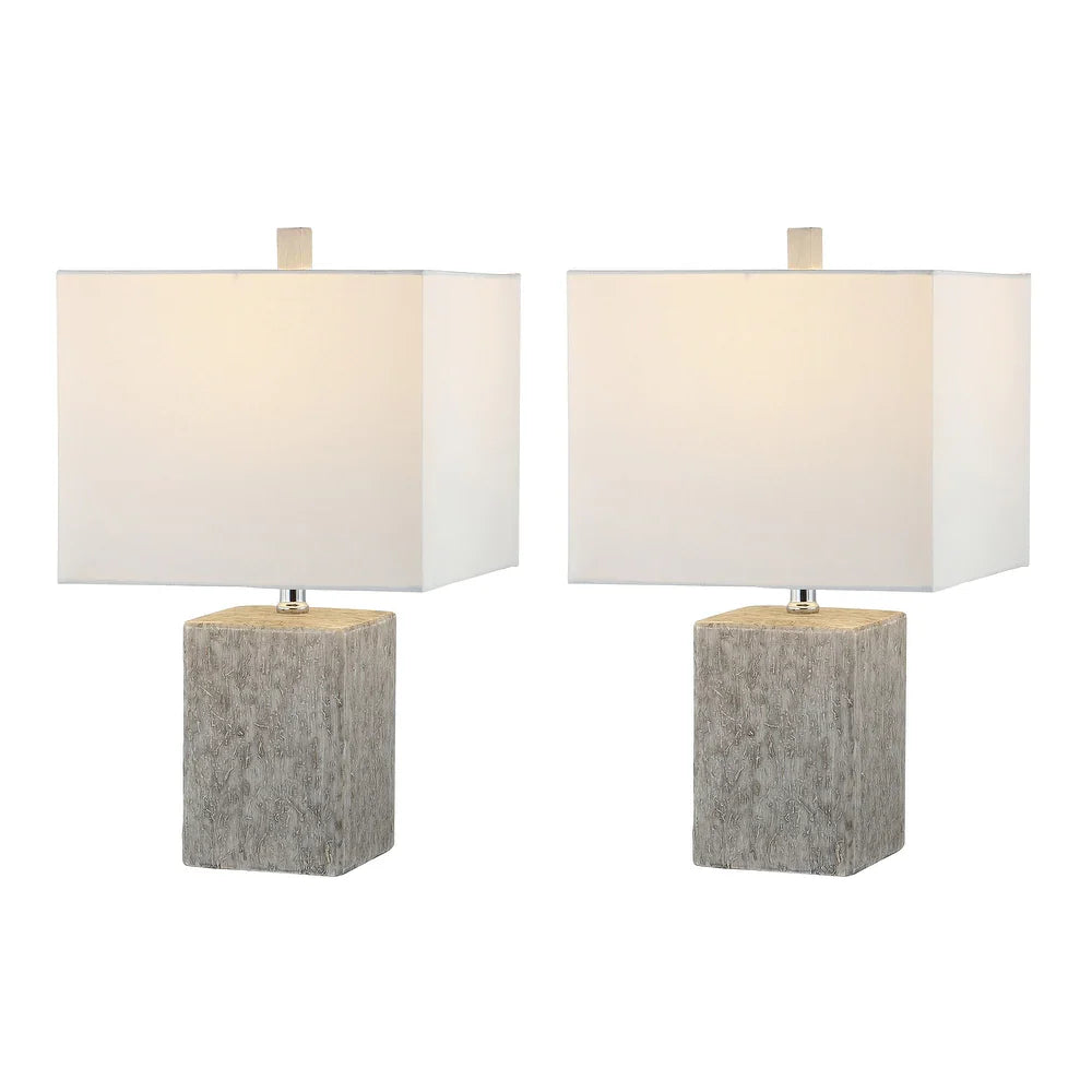 Lighting Jaxon 21-inch Ceramic LED Table Lamp (Set of 2) - 12" W x 12" L x 21" H
