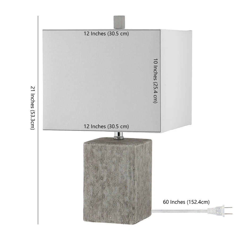 Lighting Jaxon 21-inch Ceramic LED Table Lamp (Set of 2) - 12" W x 12" L x 21" H