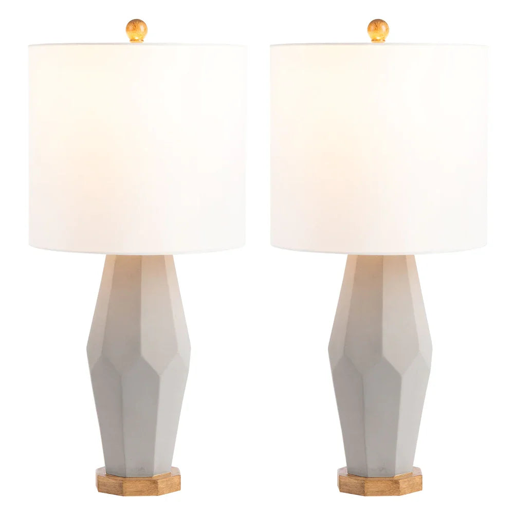 Lighting Landren 27-inch Ceramic LED Table Lamp (Set of 2) - 12" W x 12" L x 27" H