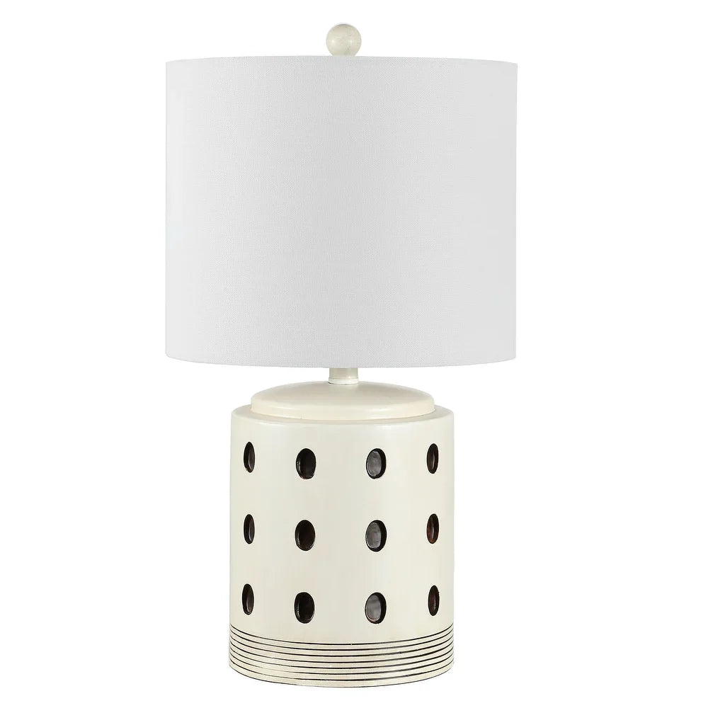 Lighting Lenis 22-inch Polka Dot LED Table Lamp - 12" W x 12" L x 22" H