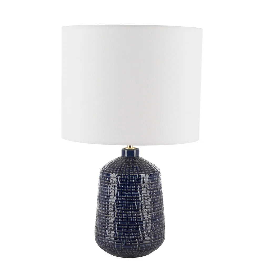 Lighting Orrick 19-inch Table Lamp - 14 in. W x 14 in. D x 21 in. H