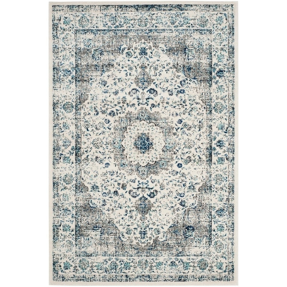 Vintage Grey/Ivory Area Rug