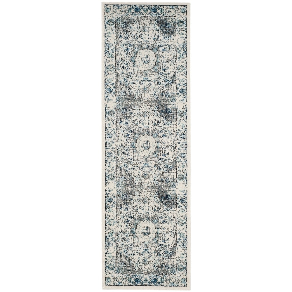 Vintage Grey/Ivory Area Rug