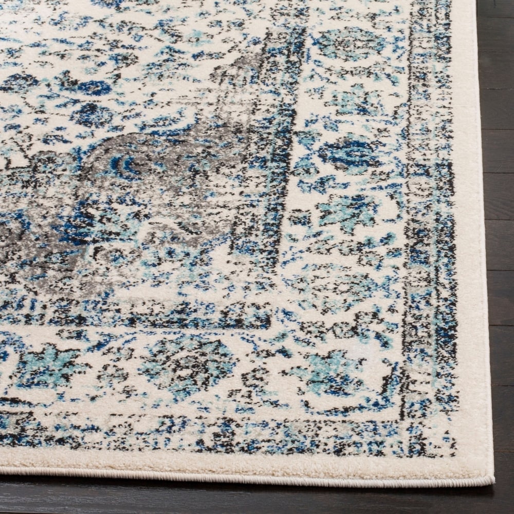 Vintage Grey/Ivory Area Rug