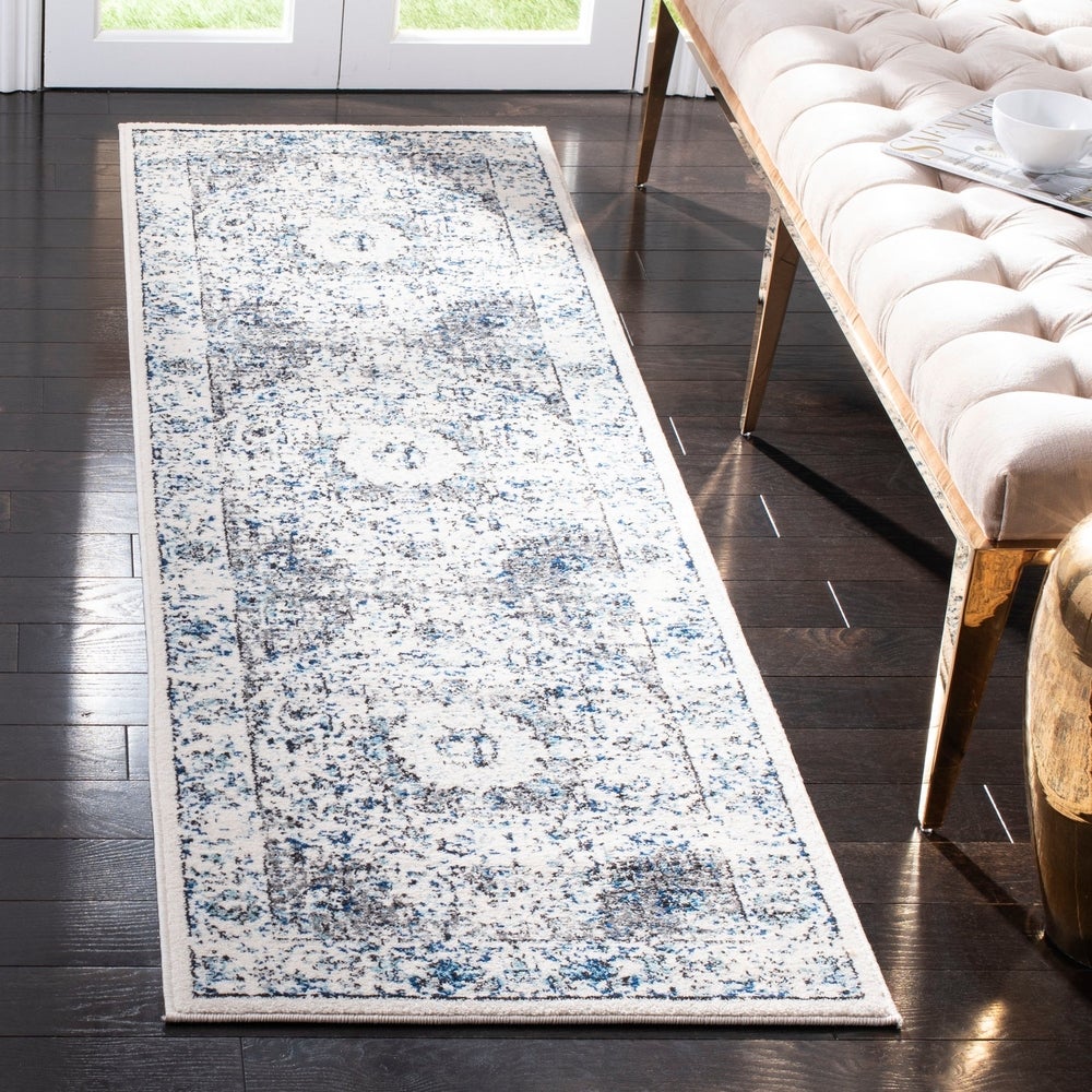 Vintage Grey/Ivory Area Rug