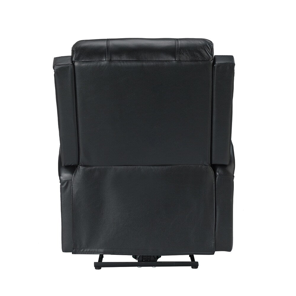 Salvador Transitional Genuine Leather Recliner Set of 2