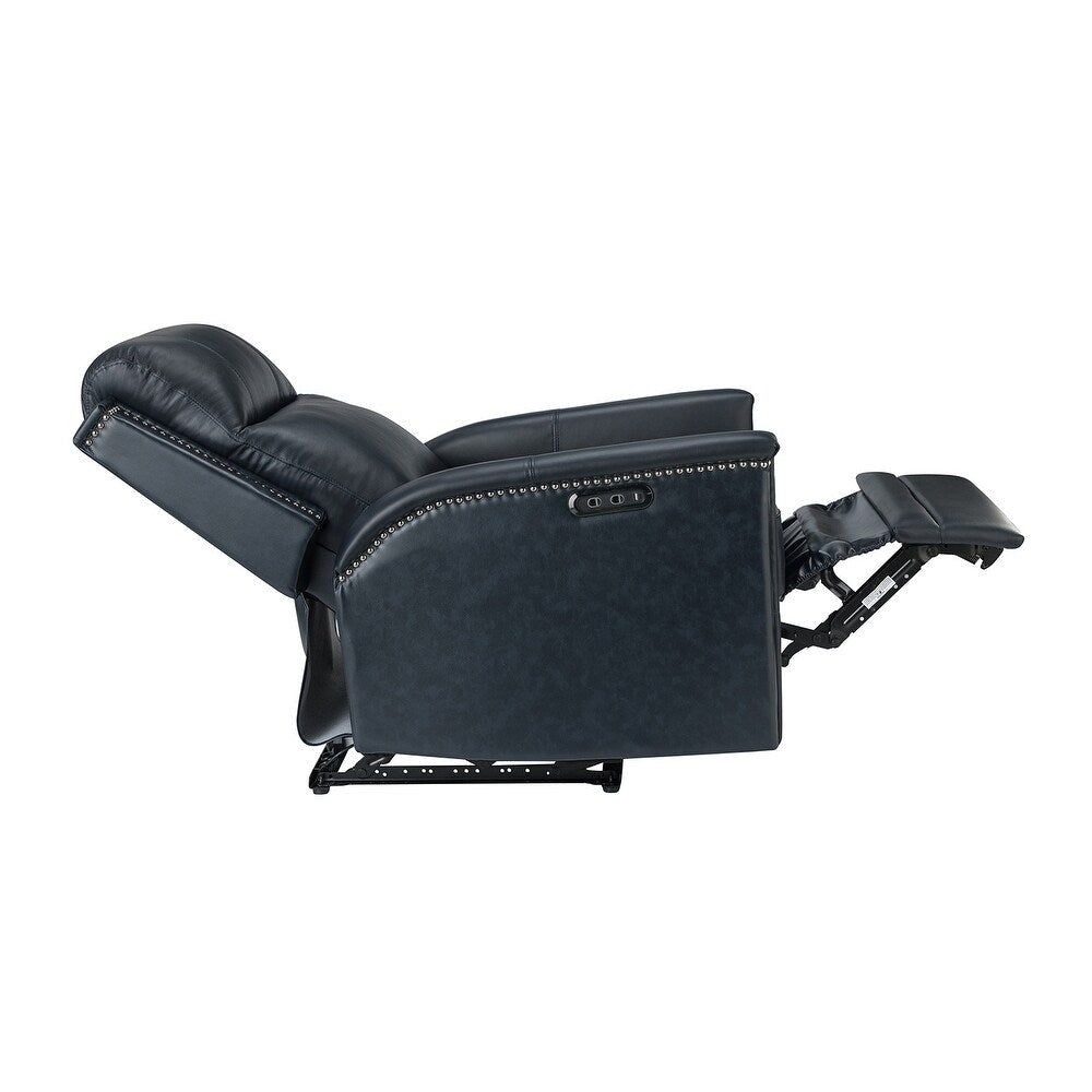 Salvador Transitional Genuine Leather Recliner Set of 2