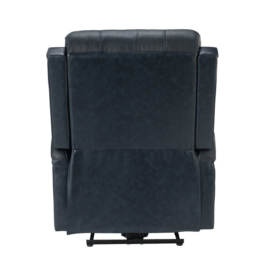 Salvador Transitional Genuine Leather Recliner Set of 2