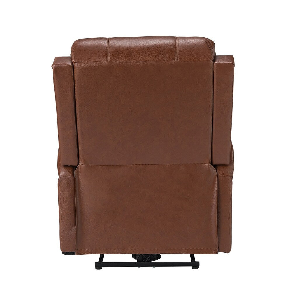 Salvador Transitional Genuine Leather Recliner Set of 2