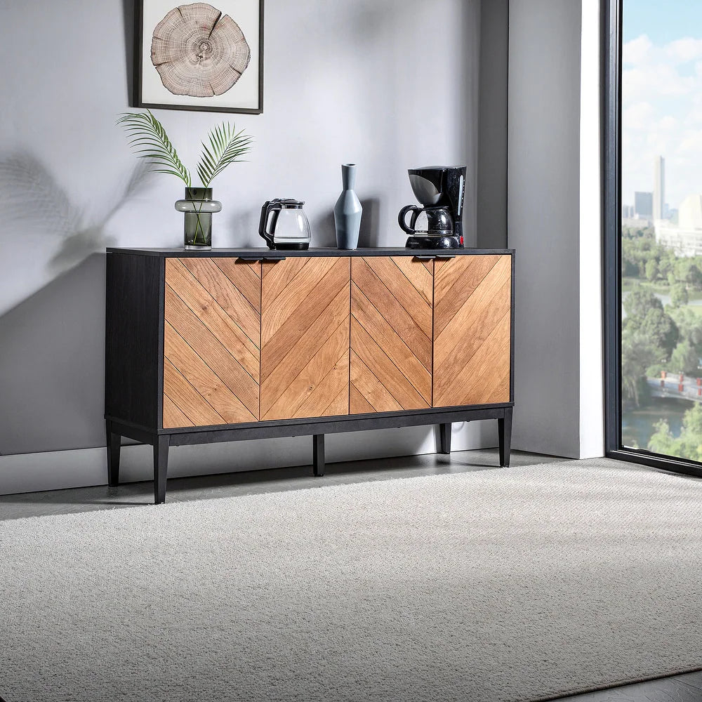 Senin Multifunctional Sideboard with Storage with 4 Doors