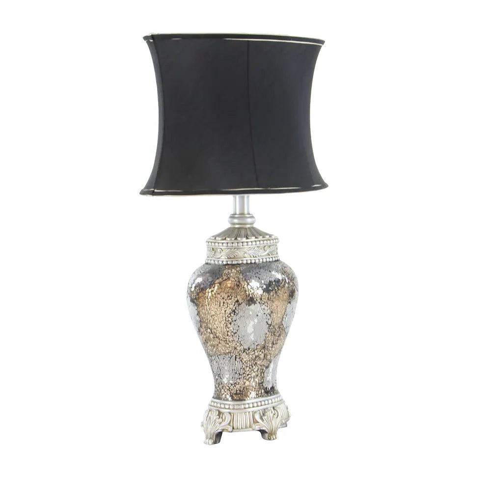 Glass Glam Table Lamp 30 x 18 x 11 - 18 x 11 x 30