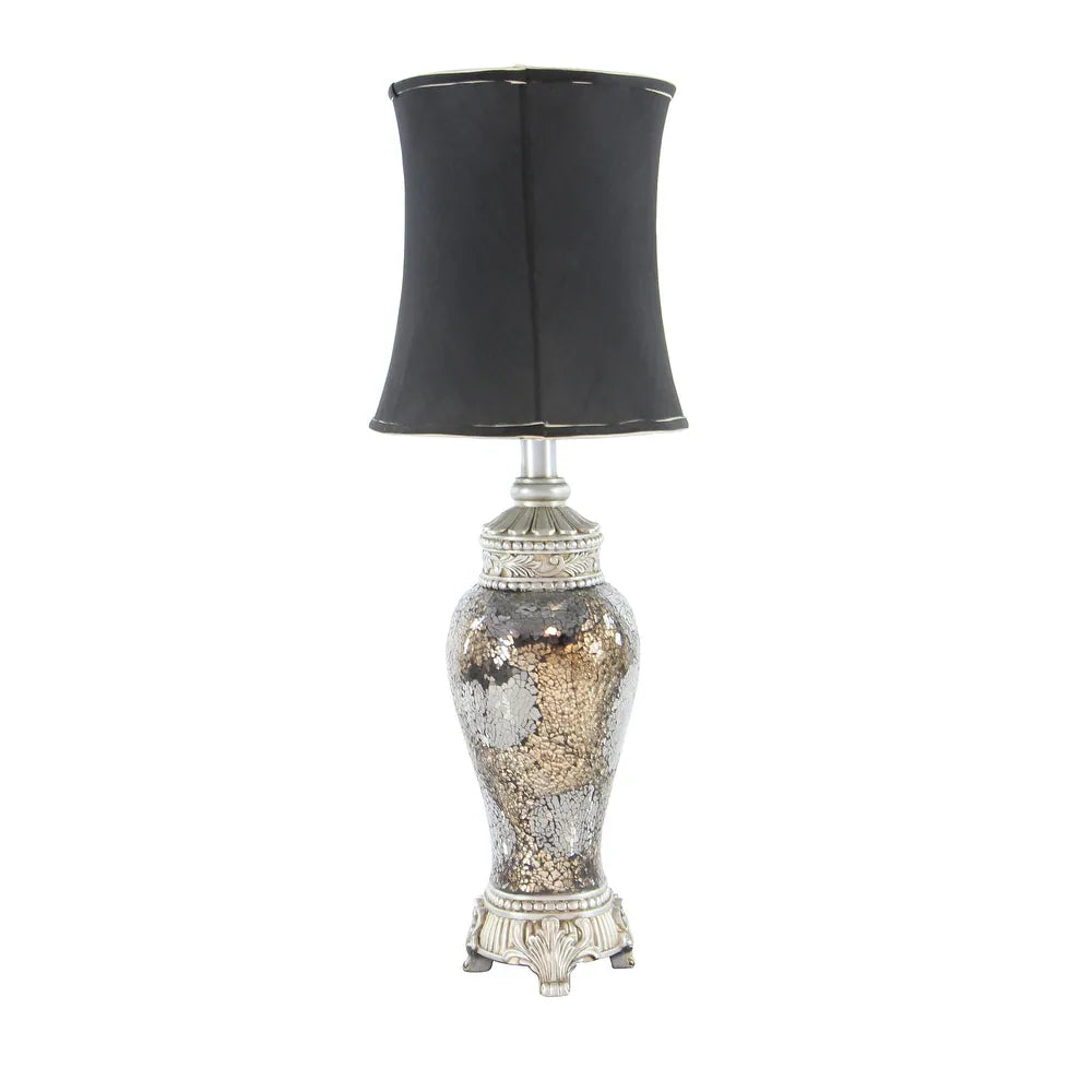 Glass Glam Table Lamp 30 x 18 x 11 - 18 x 11 x 30