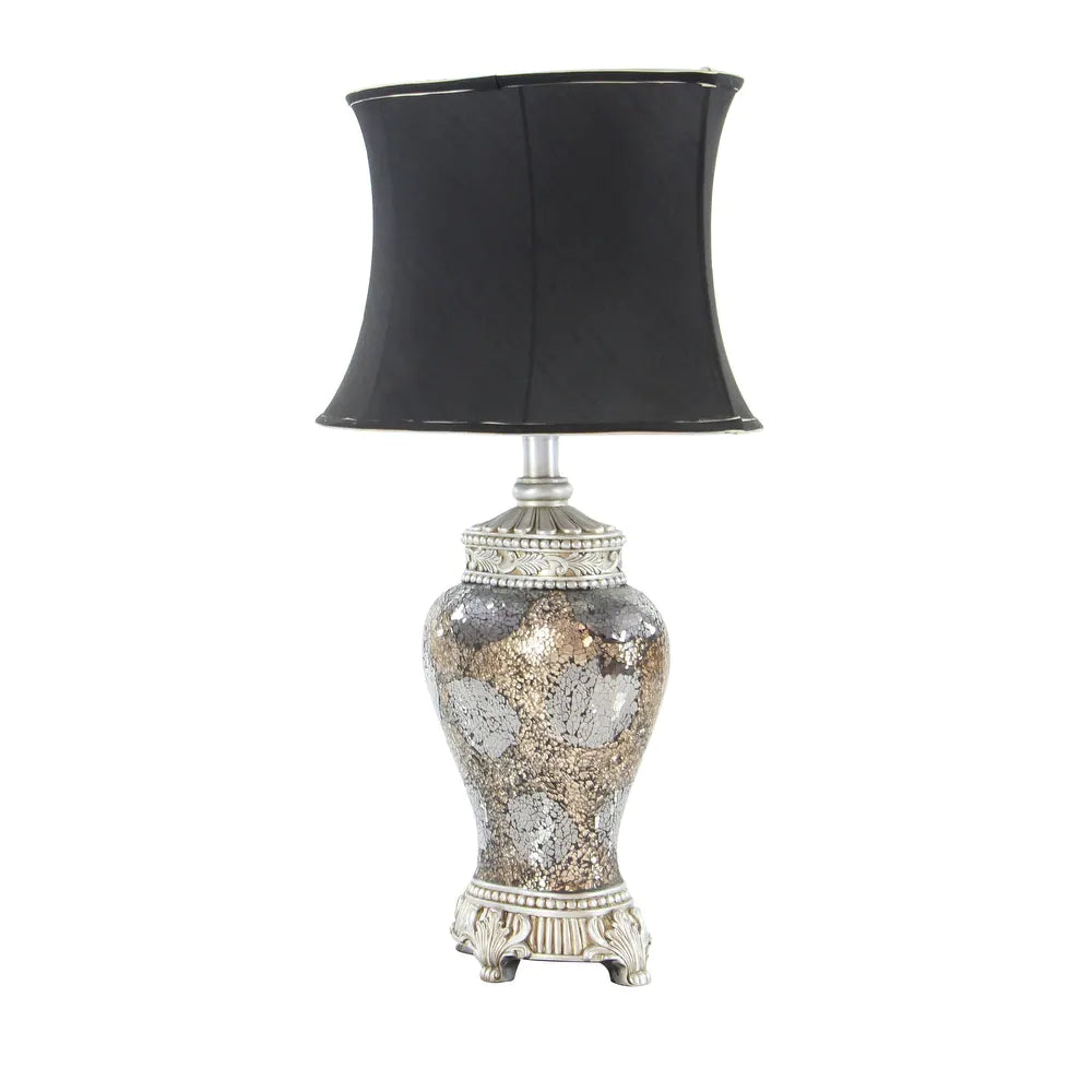 Glass Glam Table Lamp 30 x 18 x 11 - 18 x 11 x 30