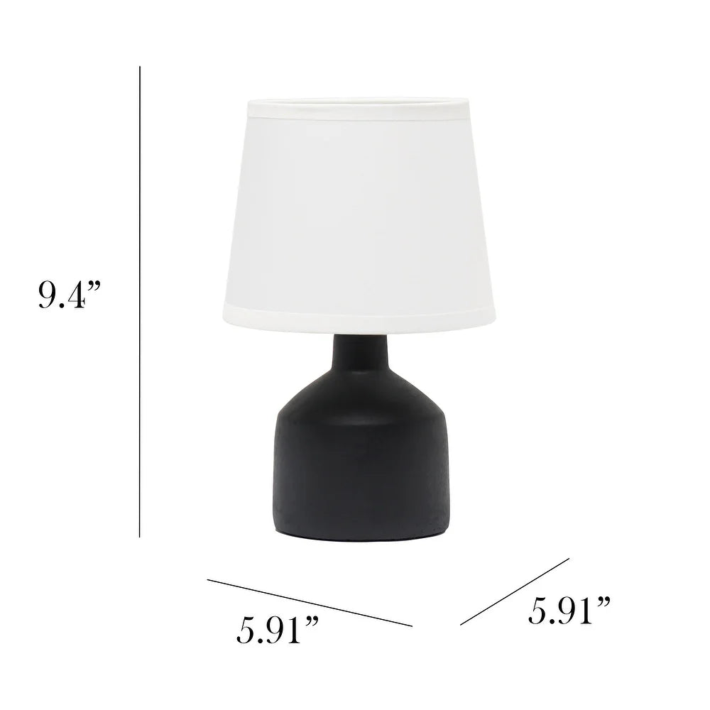 Simple Designs Mini Bocksbeutal Ceramic Table Lamp