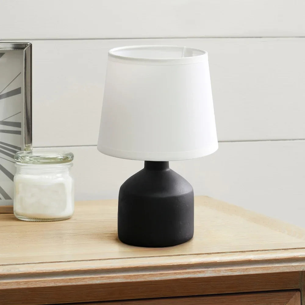 Simple Designs Mini Bocksbeutal Ceramic Table Lamp