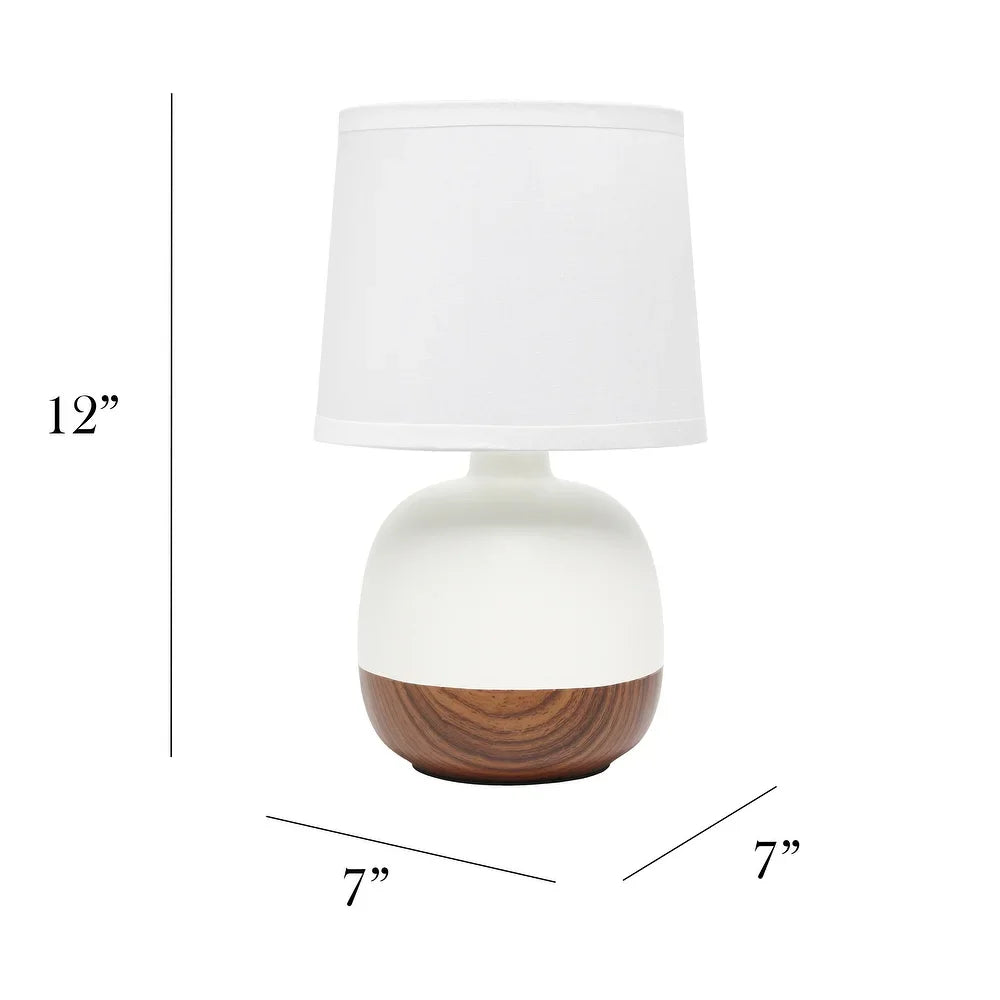 Simple Designs Petite Mid Century Table Lamp