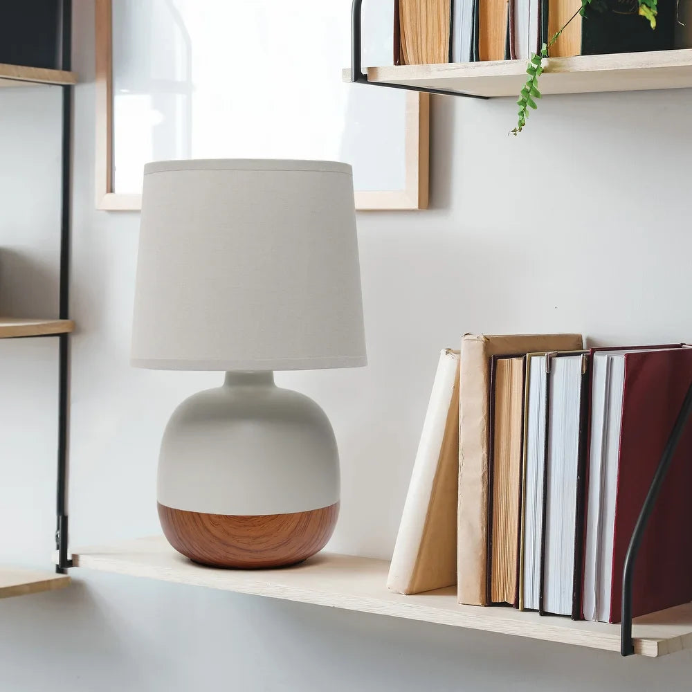 Simple Designs Petite Mid Century Table Lamp