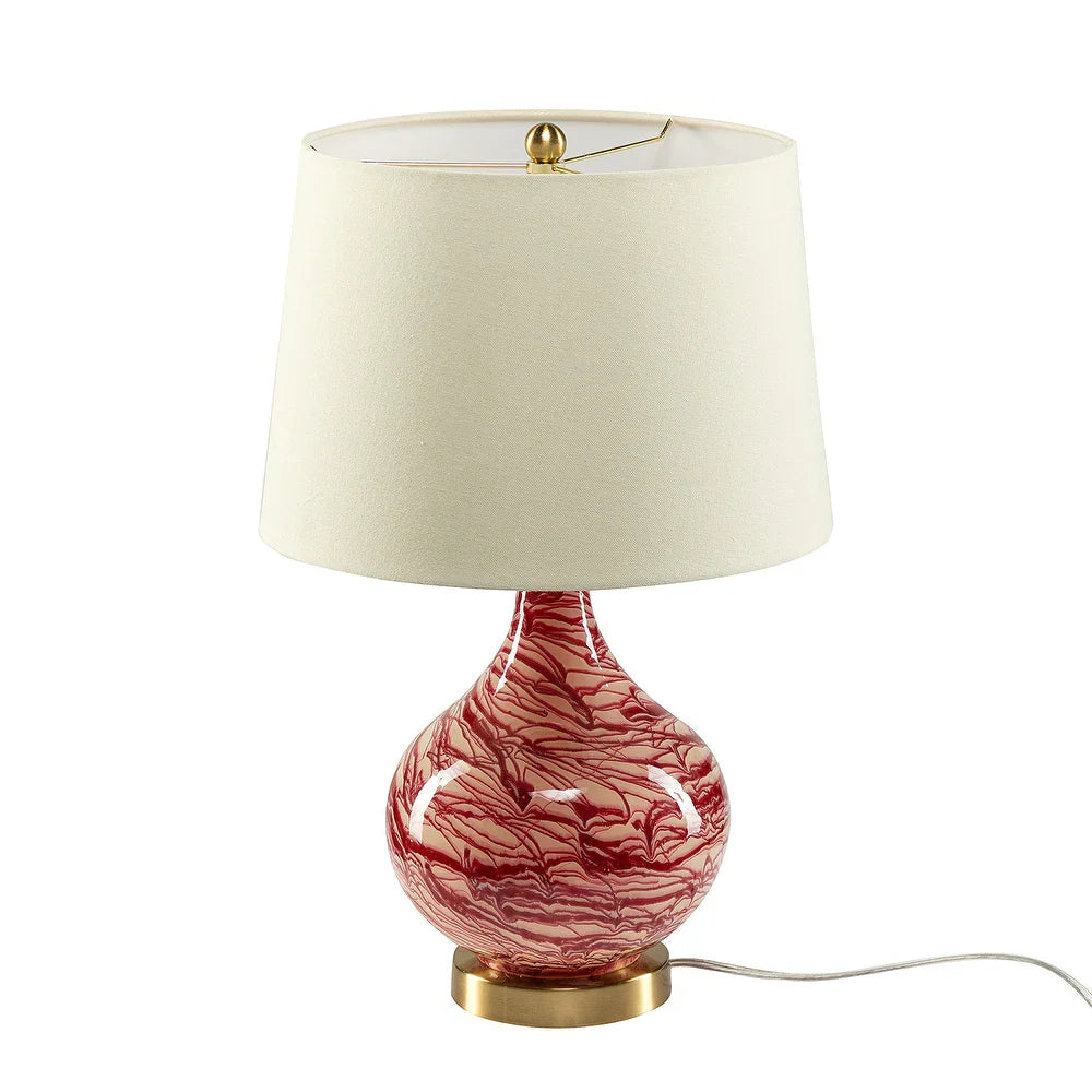 Sirsukh 20" Table Lamp with Linen Shade Set of 2