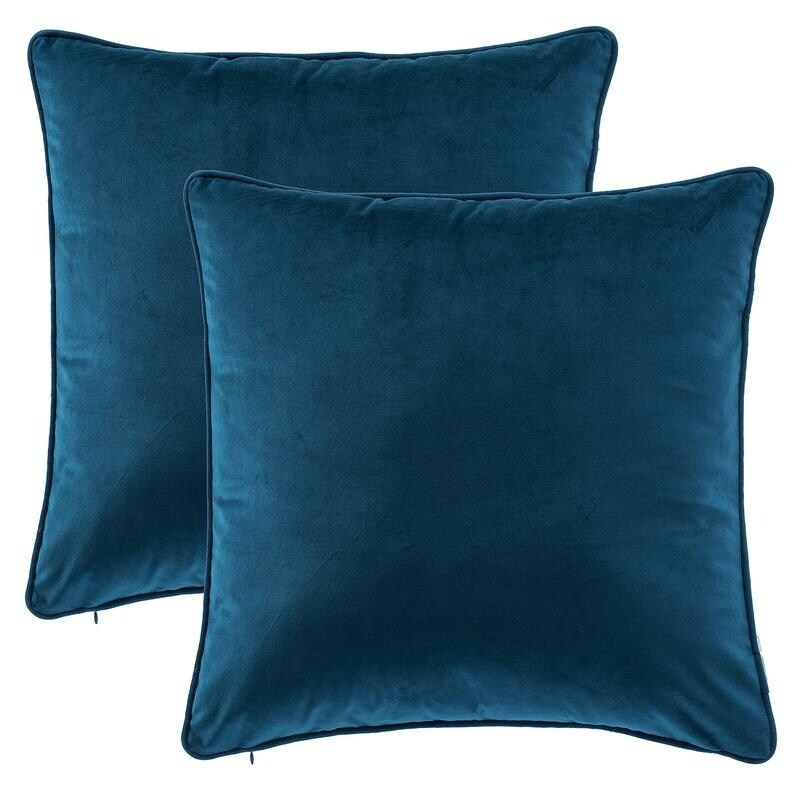 Gracewood Hollow Osmanagic Velvet Pillow Covers (Set of 2)