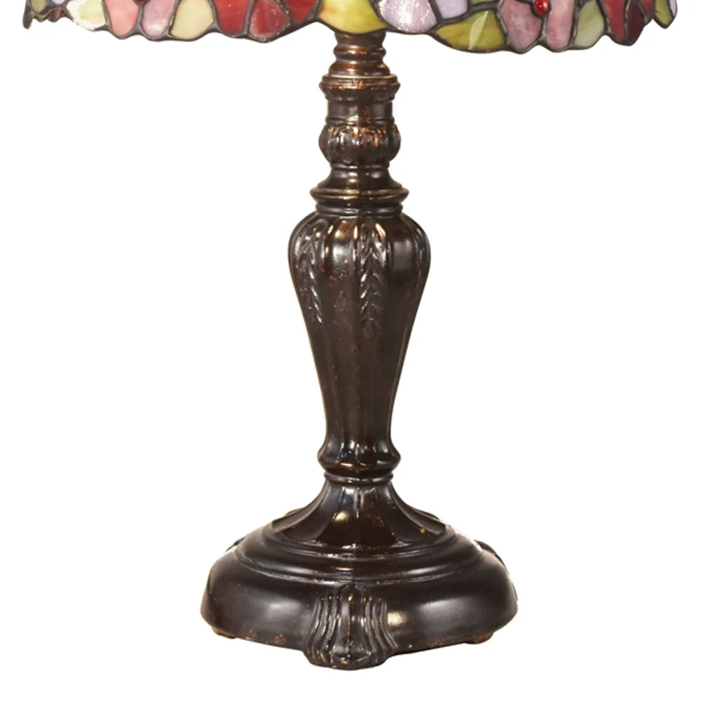 Springdale 20H Dragonfly Bounty Tiffany Table Lamp - Standard