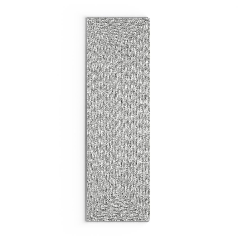 Braided Handmade Grey Indoor/Outdoor Soft Area Rug