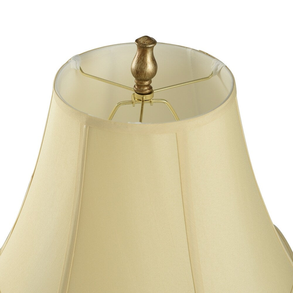 StyleCraft Bronze Gamet Table Lamp - Taupe Fabric Shade