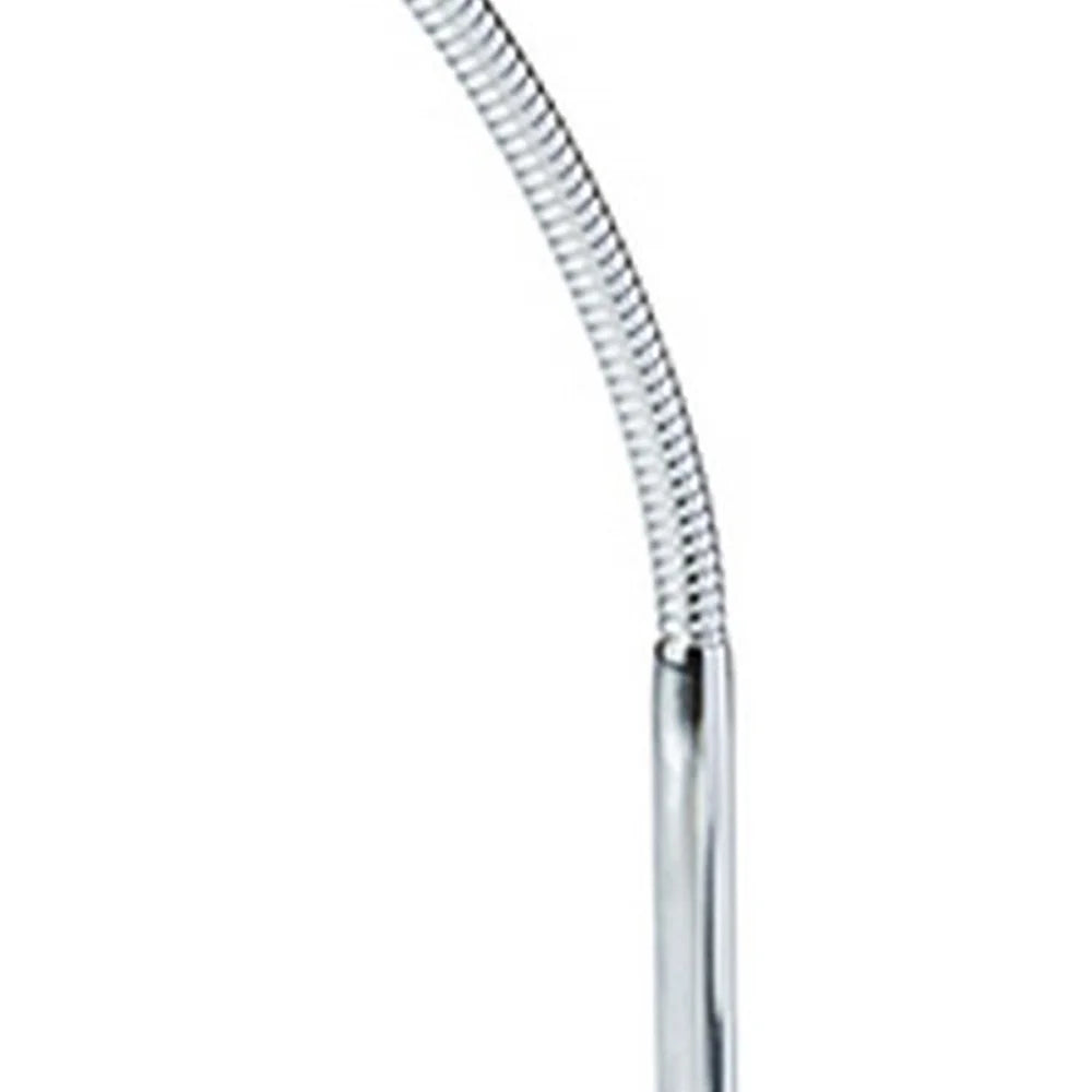 Table Lamp with Adjustable Goose Neck and Shade, Black