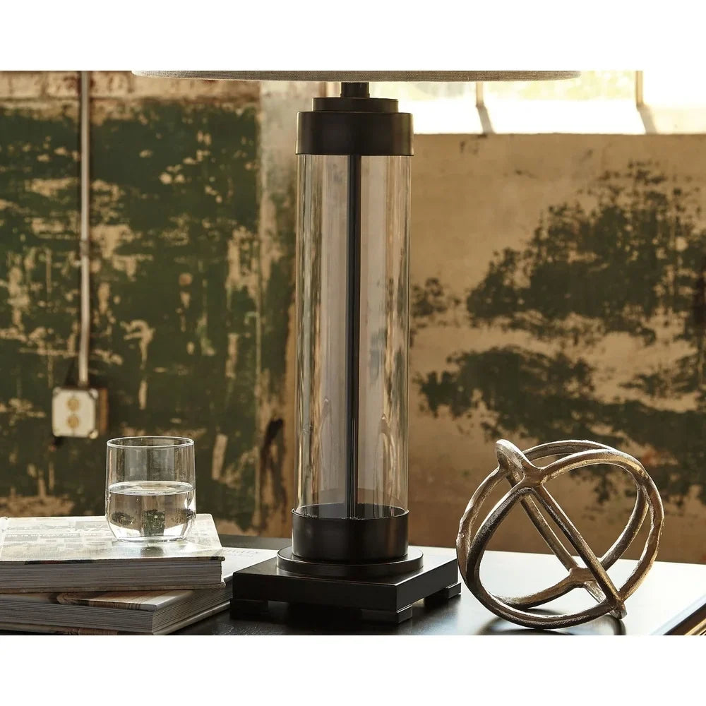 Talar Clear/Bronze 31 Inch Table Lamp