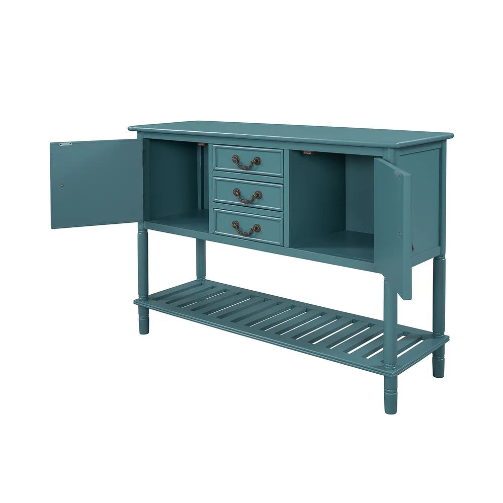 Tantalus 45"in.Console Table with Drawers and Shelves