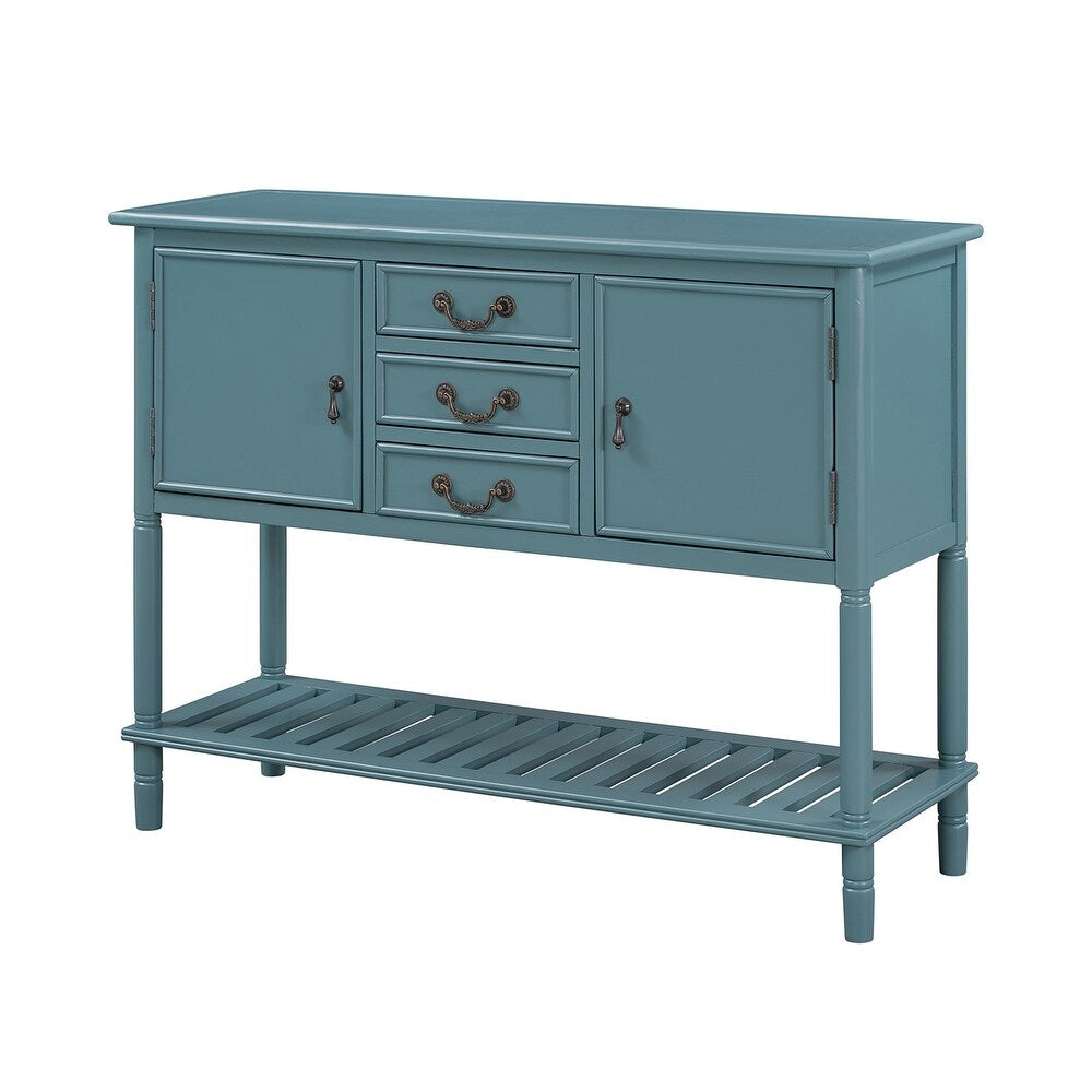 Tantalus 45"in.Console Table with Drawers and Shelves