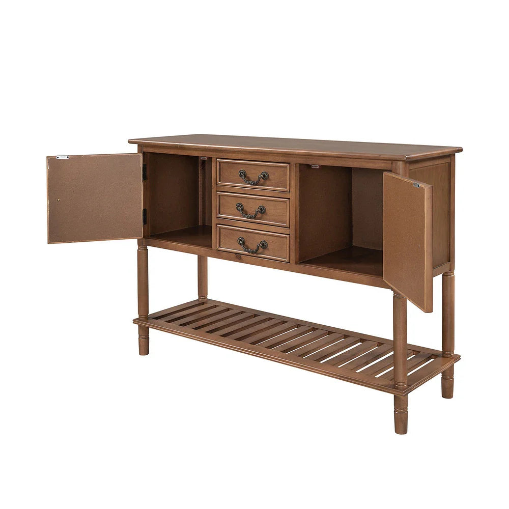 Tantalus 45"in.Console Table with Drawers and Shelves