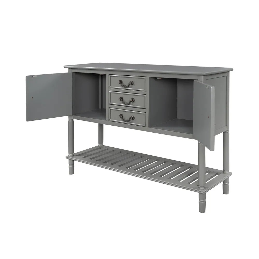 Tantalus 45"in.Console Table with Drawers and Shelves