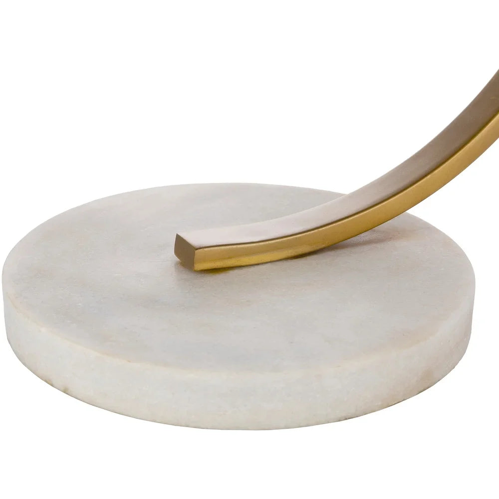 Telnice Table Lamp with Gold Base and Gold Shade