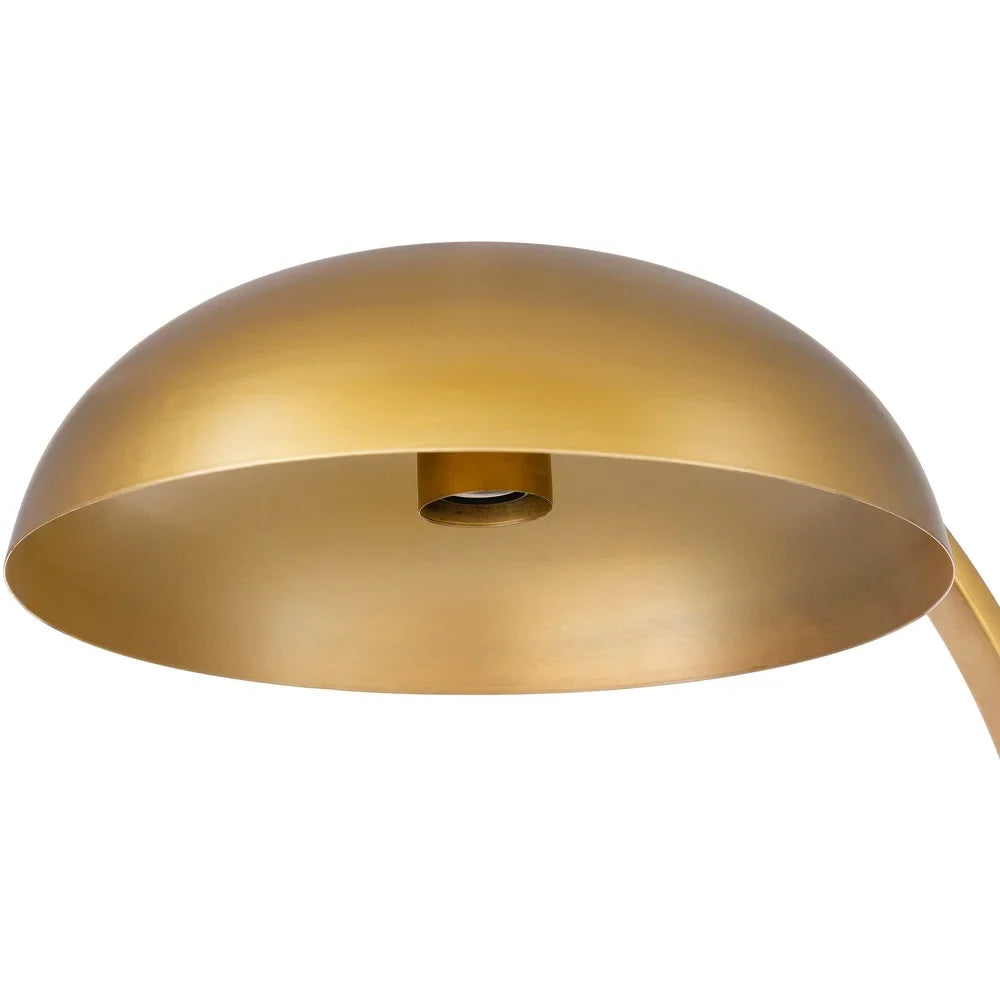 Telnice Table Lamp with Gold Base and Gold Shade
