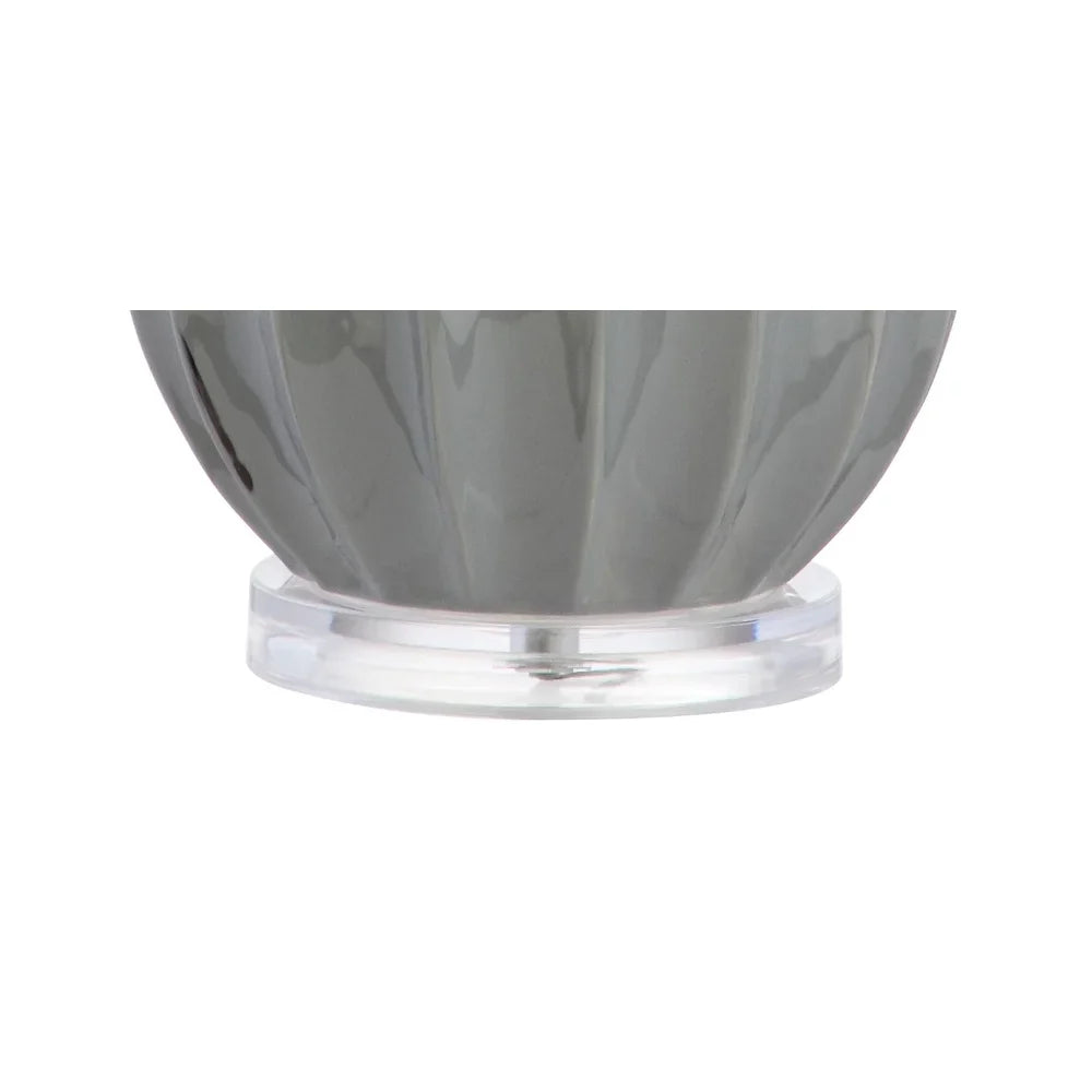 Thatcher 24.5" Ceramic LED Table Lamp, Navy
