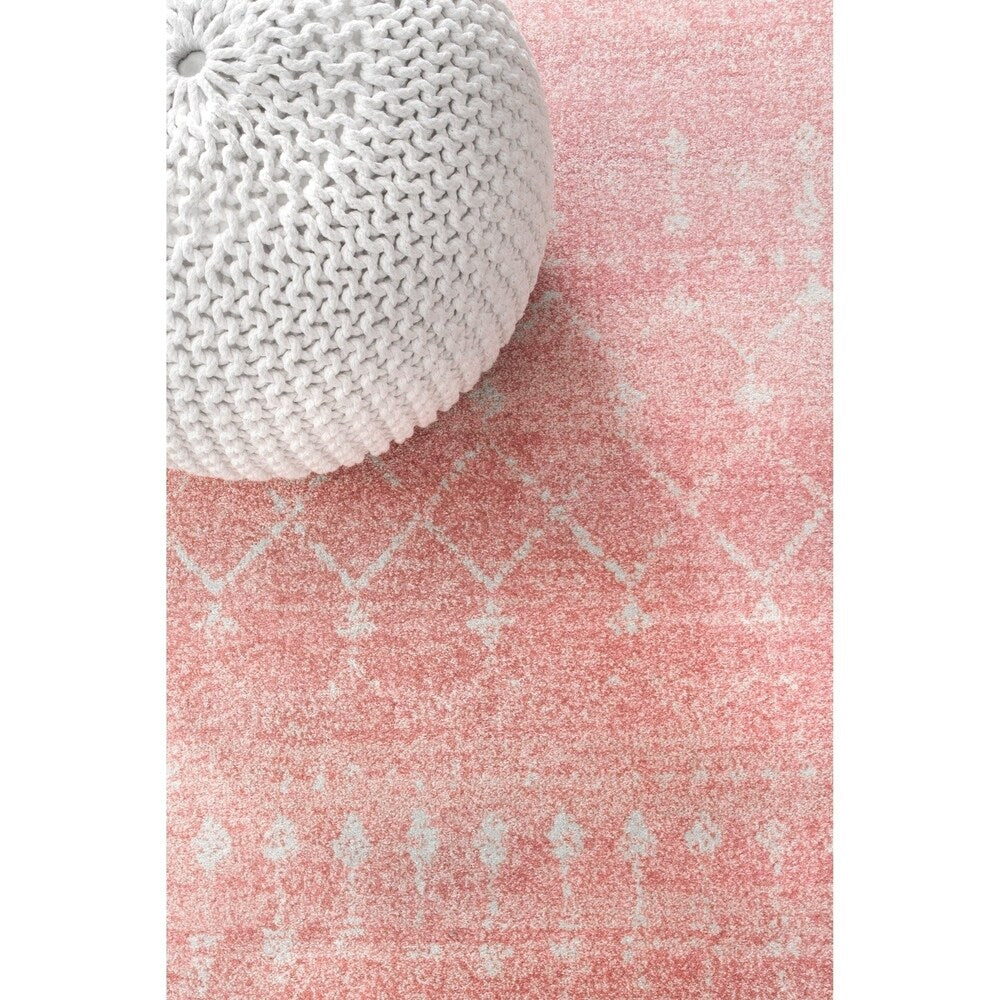 Trellis Pink Soft Area Rugs