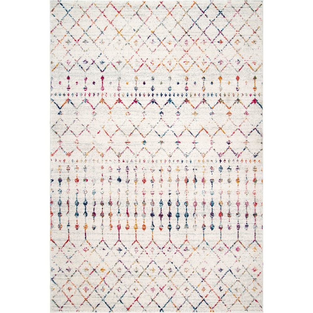 Trellis Light Multi Soft Area Rugs