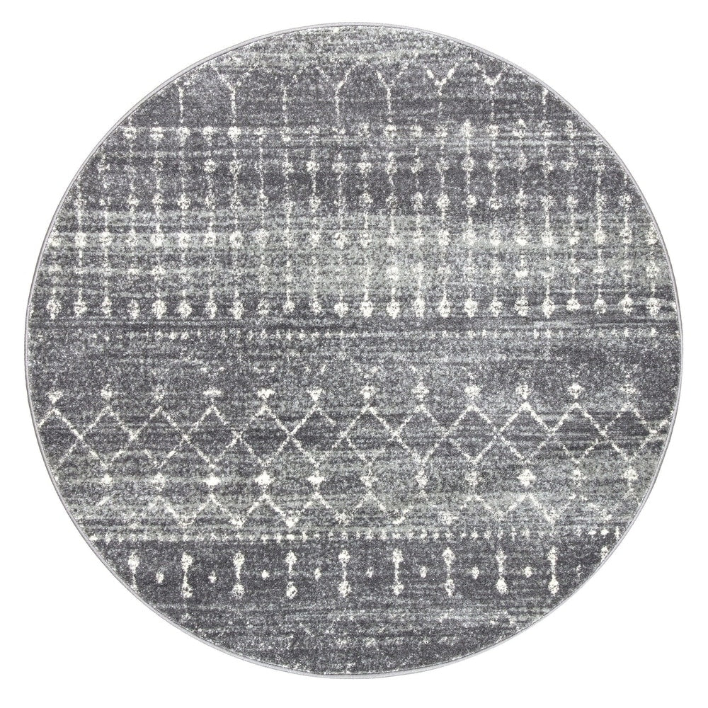 Trellis Dark Gray Soft Area Rugs