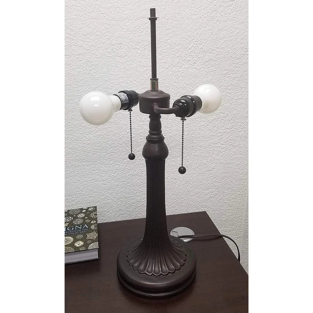 Tiffany Style Chandelle Table Lamp 25" AM1041TL16B Amora Lighting