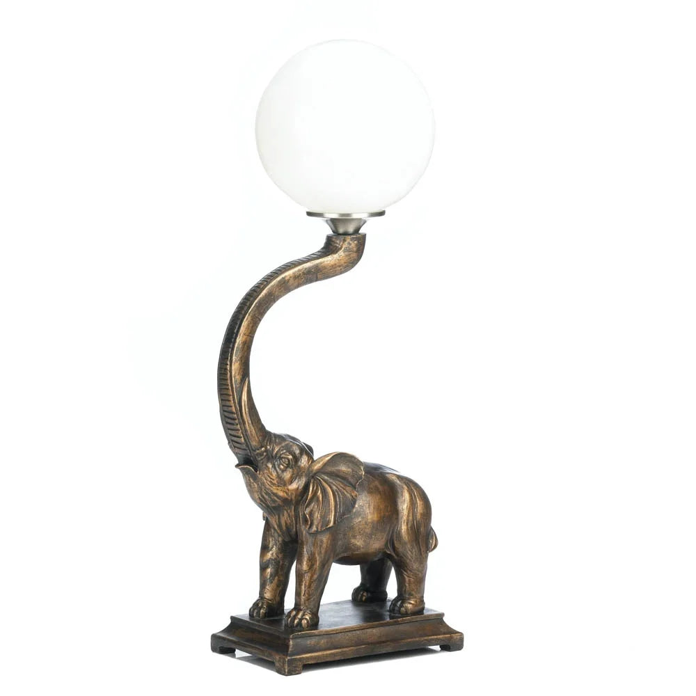 Top Sale Trumpeting Elephant Globe Lamp