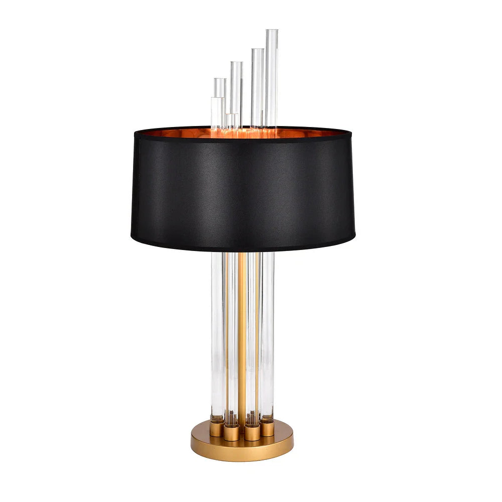 Trawbusaw Matte Gold with 1 Light Bulb Table Lamp