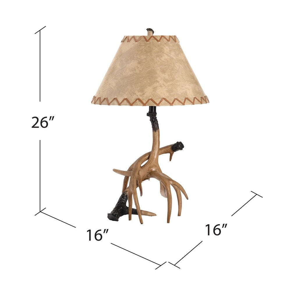 Trophy Natural 26-inch Table Lamp - 26"H x 16"Rnd