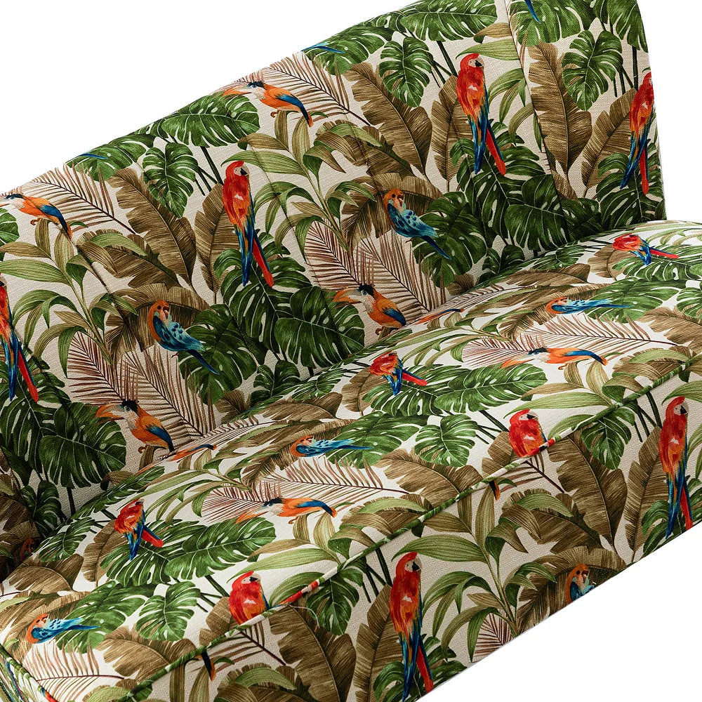 Udine 47 "in Contemporary Polyester Loveseat with Metal Legs