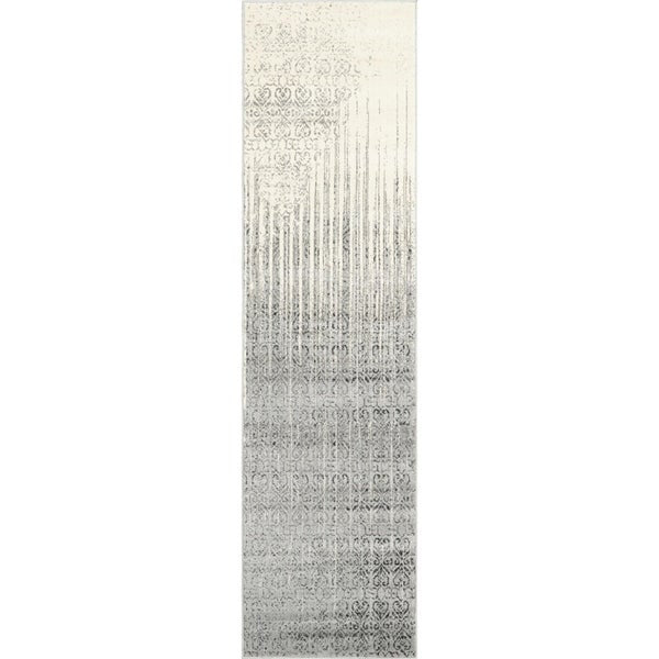 Modern Distressed Grey Soft Area Rug