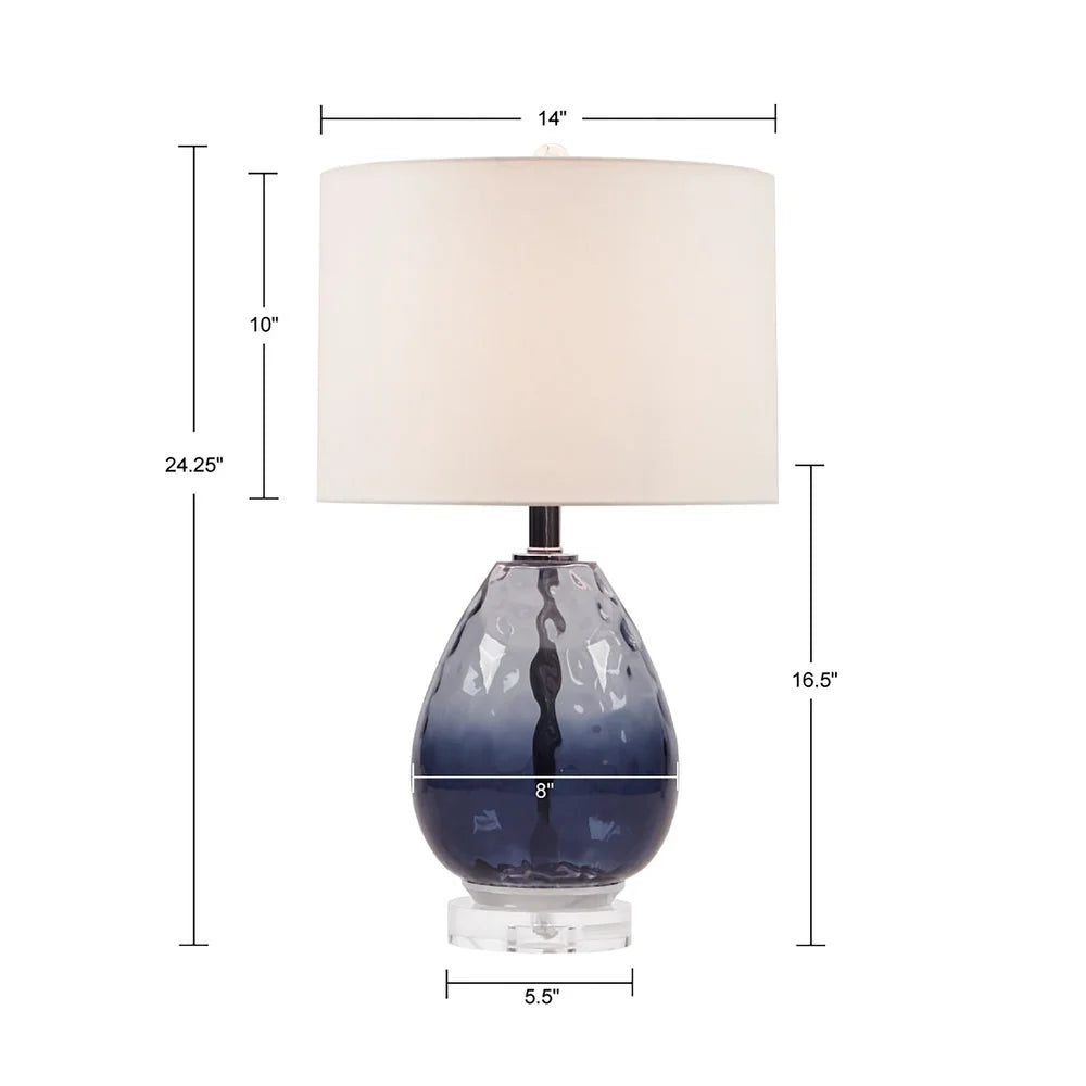 Urban Habitat Borel Ombre Glass Table Lamp